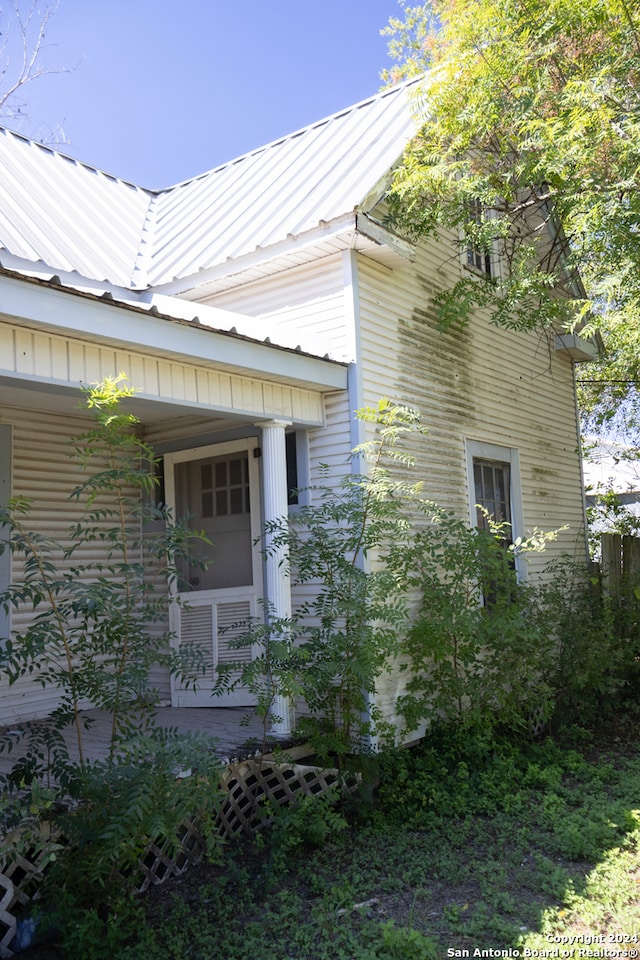 view of side of property