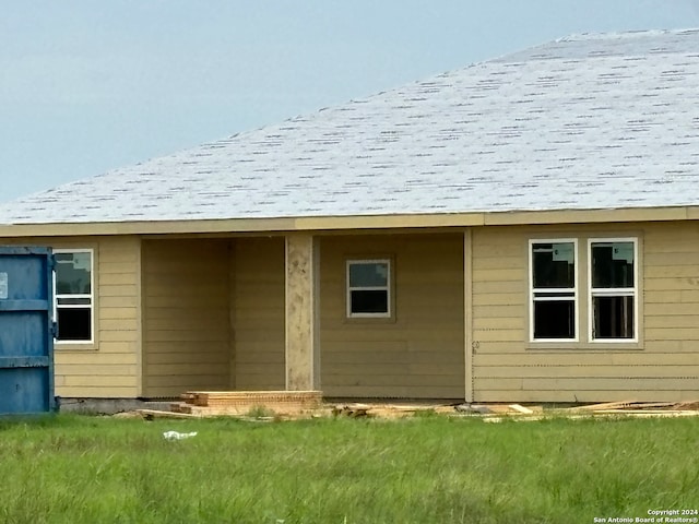 view of rear view of property