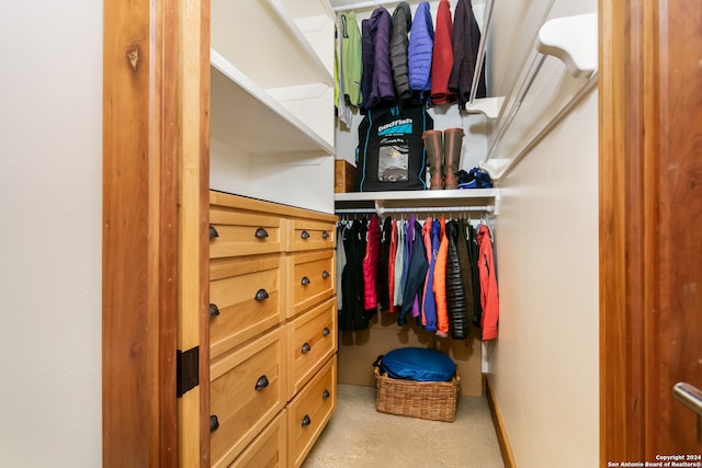 view of spacious closet