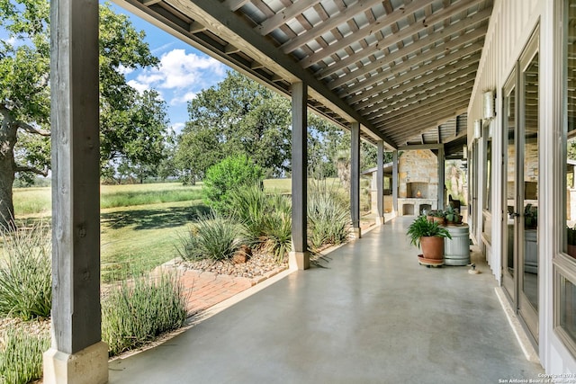 view of patio
