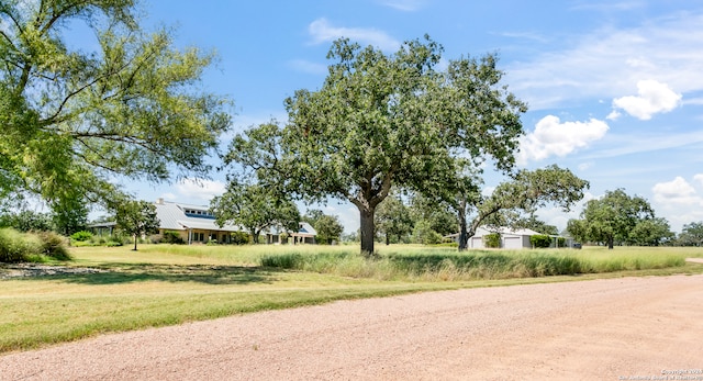 view of road