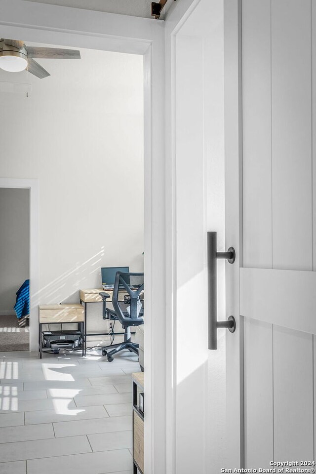 interior space featuring hardwood / wood-style flooring