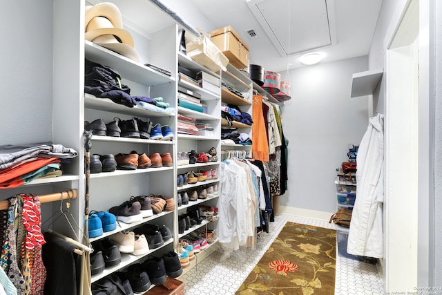 view of spacious closet