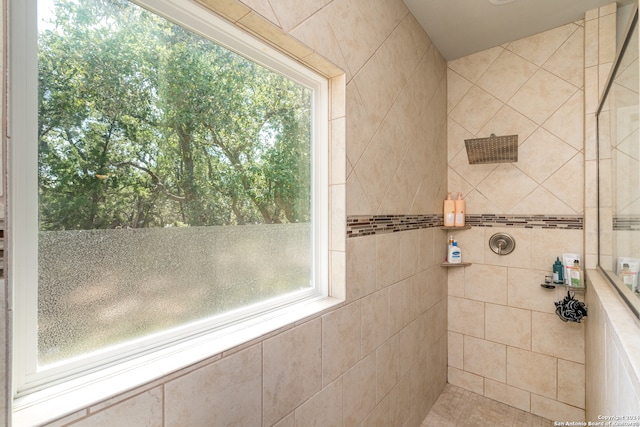 bathroom featuring a wealth of natural light