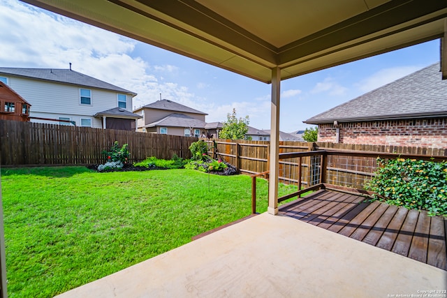 exterior space with a patio