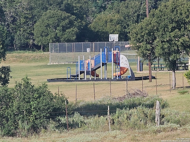 view of play area