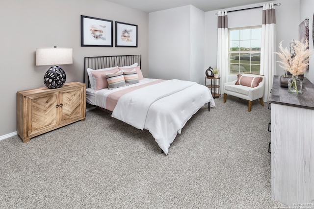 bedroom featuring carpet floors