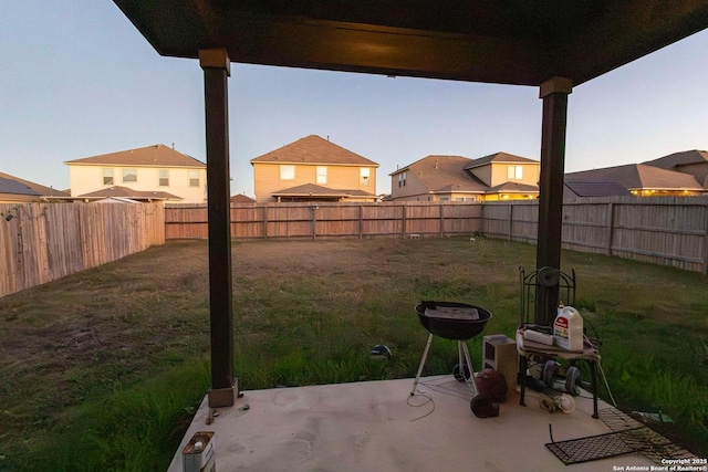 8446 Buckhorn Parke, San Antonio, TX 78254 - view of yard with a fenced backyard and a patio area