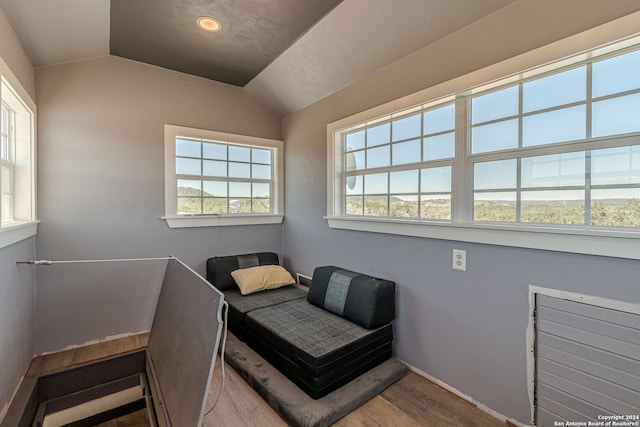 interior space featuring hardwood / wood-style flooring