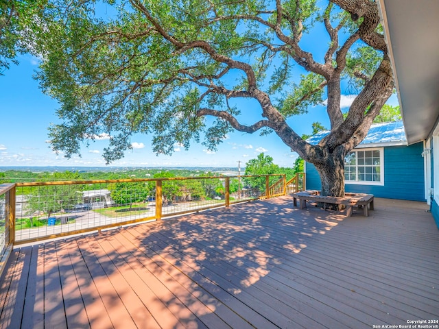 view of deck