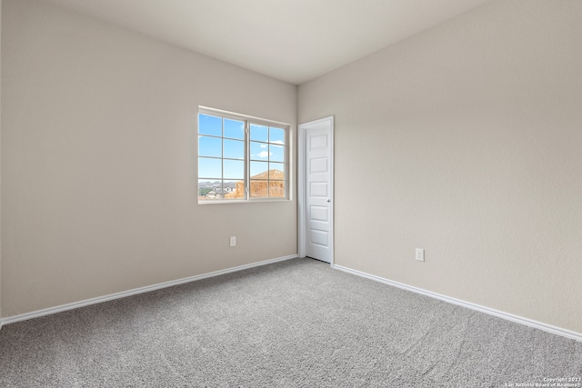 spare room featuring carpet floors