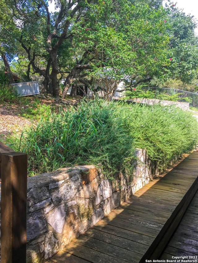 view of deck