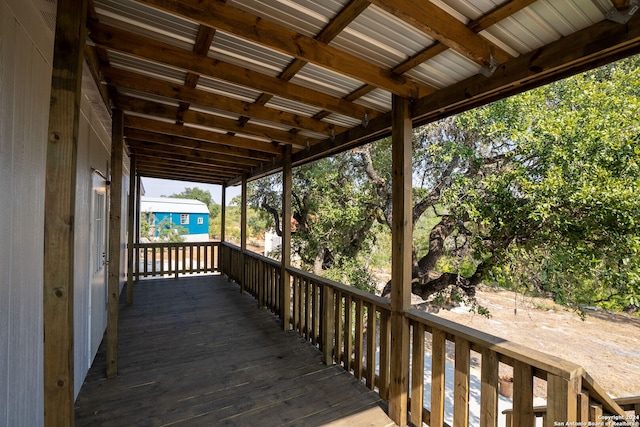 view of deck