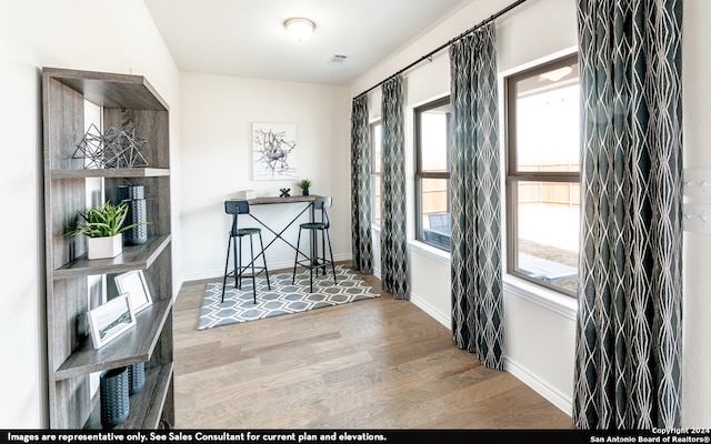 dining room featuring hardwood / wood-style floors