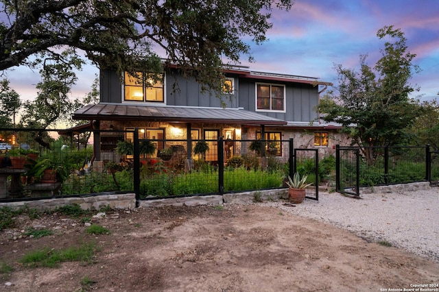 view of front of home