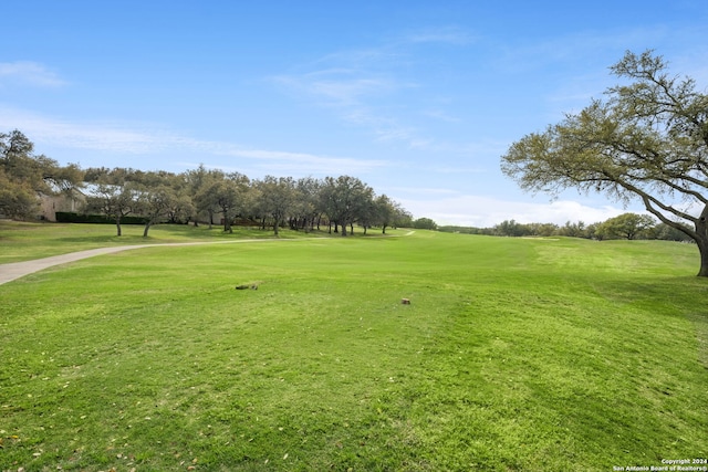 surrounding community featuring a yard