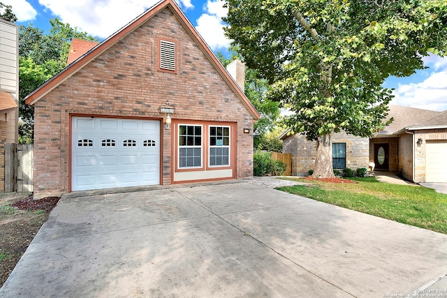 exterior space with a lawn