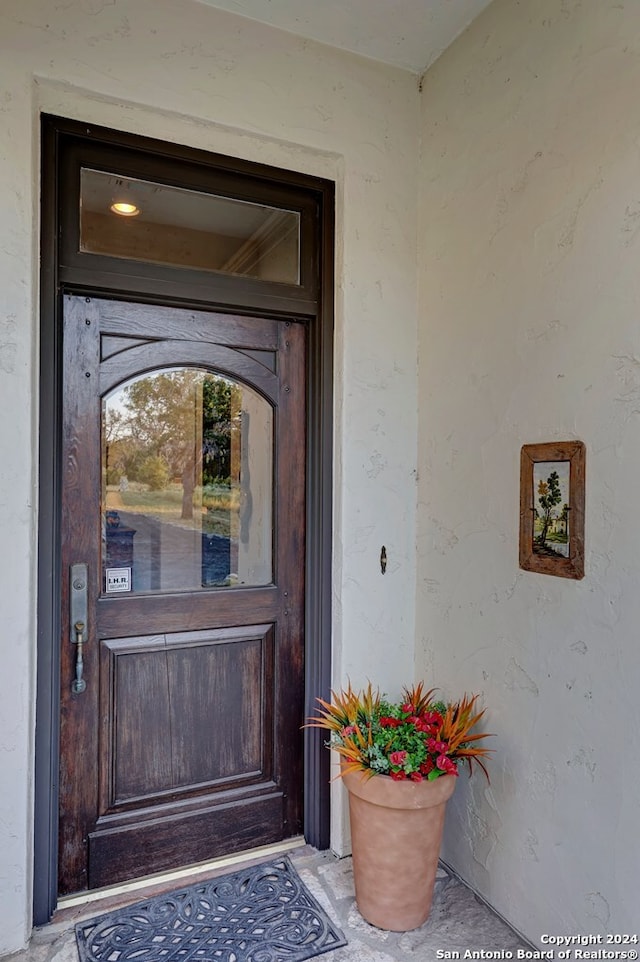 view of property entrance