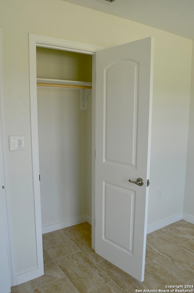 view of closet