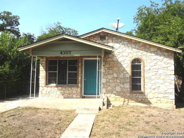 view of bungalow