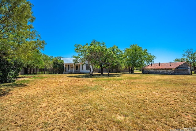 view of yard