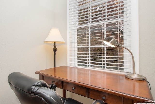 office area featuring plenty of natural light