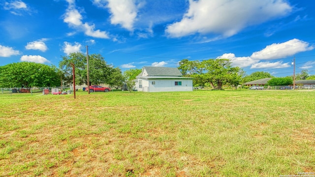 view of yard