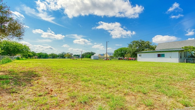 view of yard