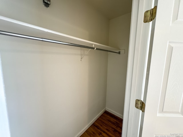 view of closet