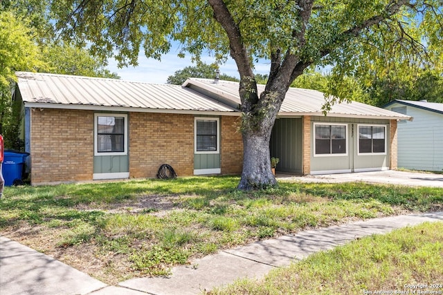 view of ranch-style home