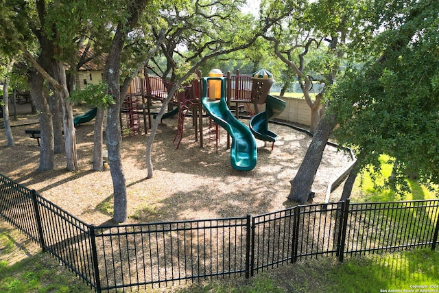 view of jungle gym