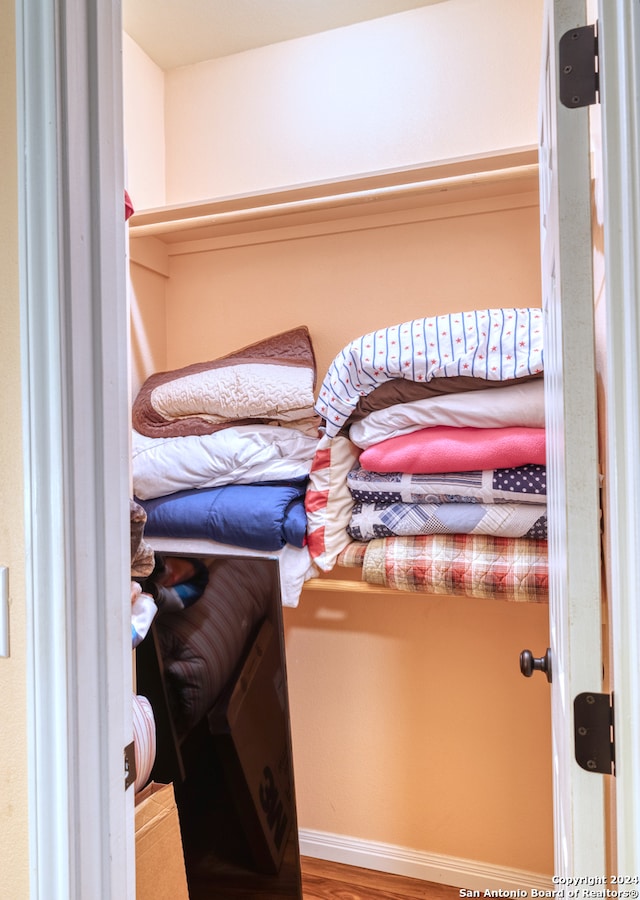 view of closet