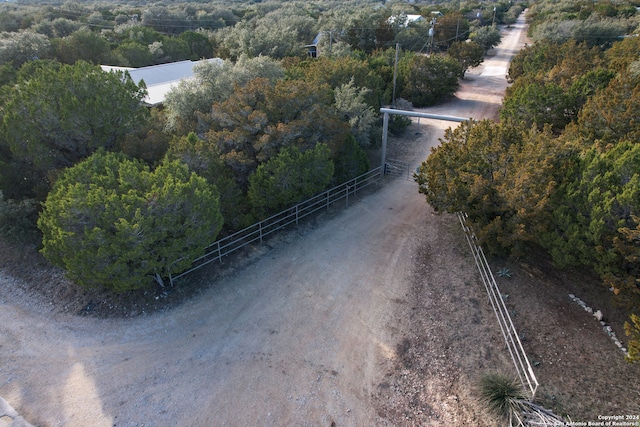 drone / aerial view featuring a rural view