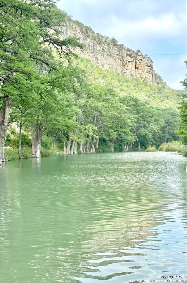 view of water feature