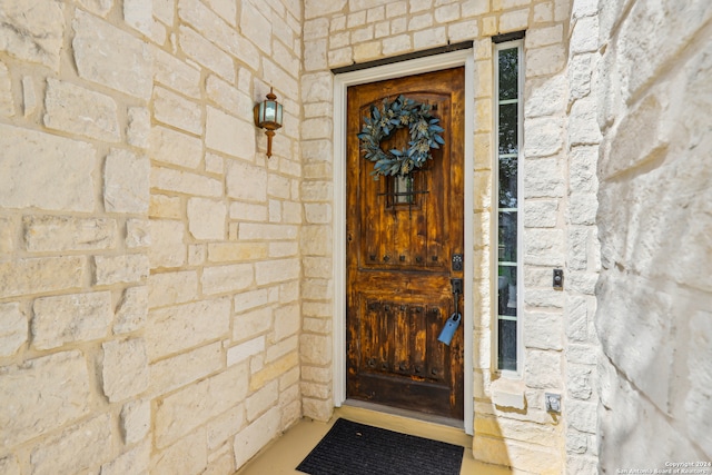 view of entrance to property