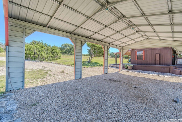 117 Hawk Rd, Fredericksburg, TX 78624 - view of parking featuring a carport