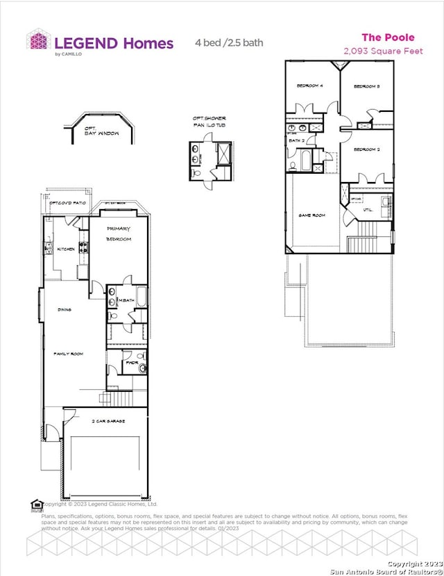 4951 Sandstone Way, San Antonio, TX 78222 - view of floor plan / room layout