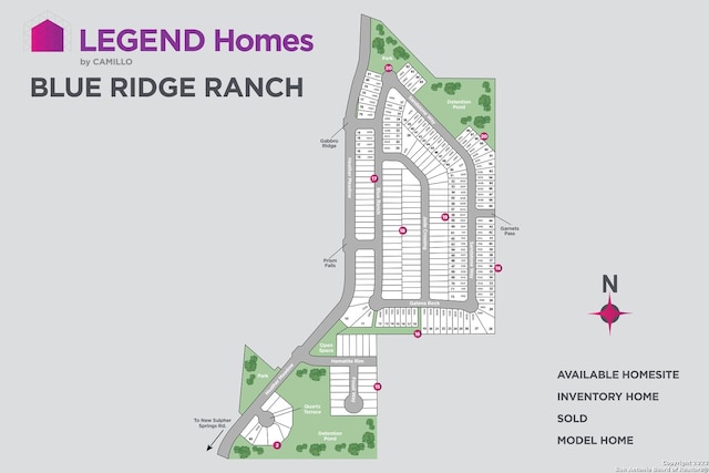 4951 Sandstone Way, San Antonio, TX 78222 - map of parcels