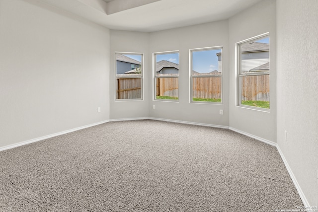 empty room with carpet floors