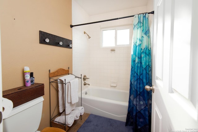 461 Naked Indian, New Braunfels, TX 78132 - full bath with toilet, tile patterned floors, and shower / tub combo