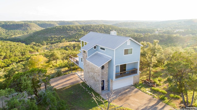 461 Naked Indian, New Braunfels, TX 78132 - birds eye view of property featuring a view of trees