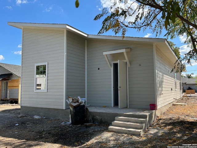 view of back of property