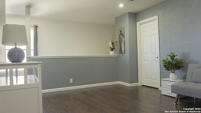 339 Cedron Chase, San Antonio, TX 78253 - interior space featuring wood finished floors, baseboards, and recessed lighting