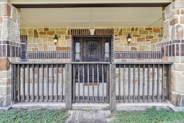 view of entrance to property