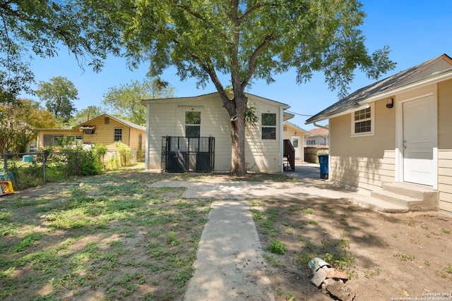 view of rear view of property