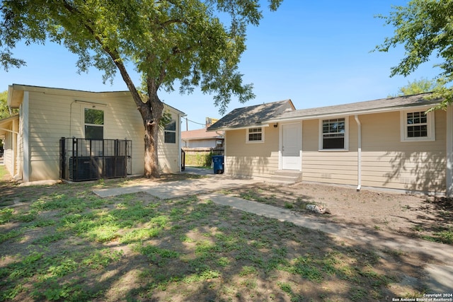 view of rear view of property