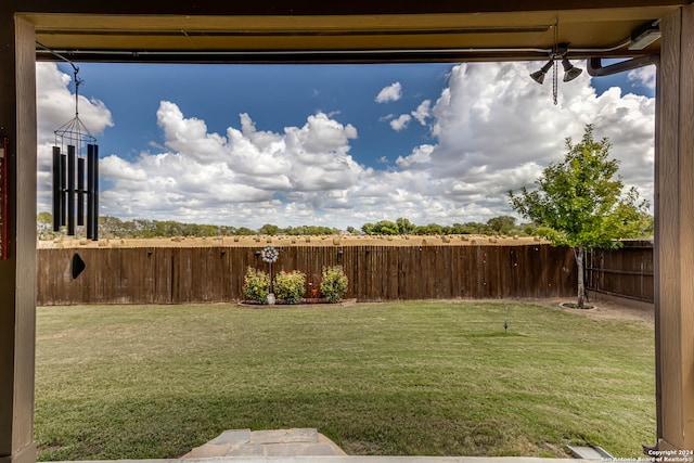 view of yard