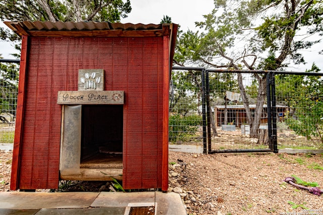 view of outbuilding