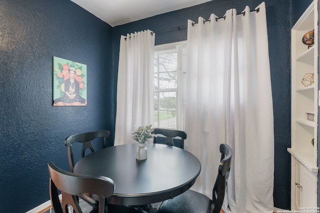 view of dining room