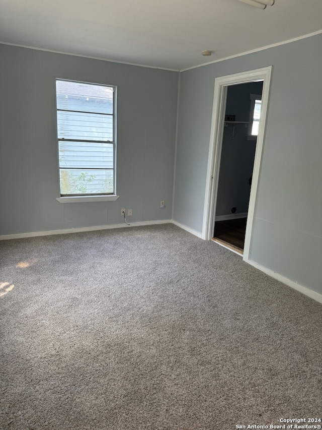 empty room with carpet flooring